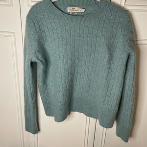 Vineyard Vines blue L (now M) cashmere sweater